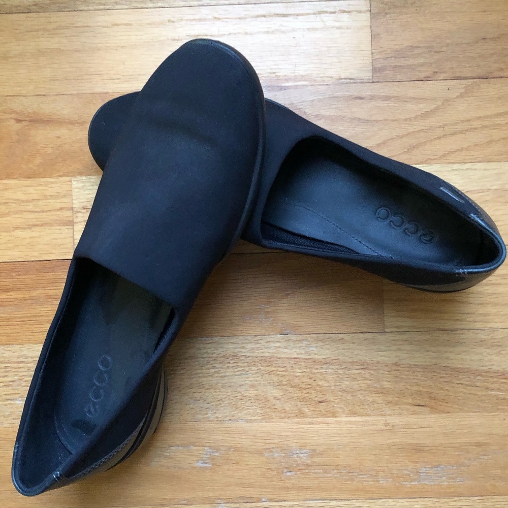 REDUCED: Women's ECCO Rise GTX Slip-On, Black, Sz 7-7.5